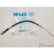 ТросРучногоТормоза TOYOTA  4TB0618  46430-36230  BU66/670мм,кБарабану/  TSK /BU87,PTO/