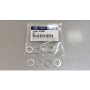 ШайбаДляФорсунок 31542-42000  080457  12.1-17.8-1.0/Алюм/2отв  1шт  КОРЕЯ /=23654-64010/